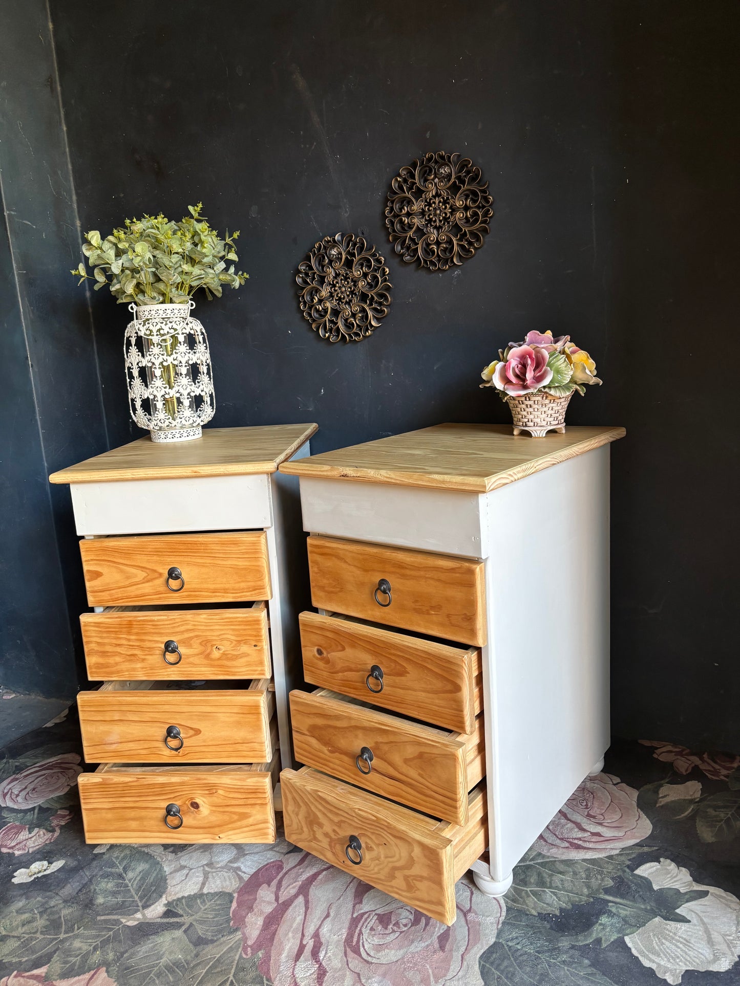 Solid Pine Tall Pedestals