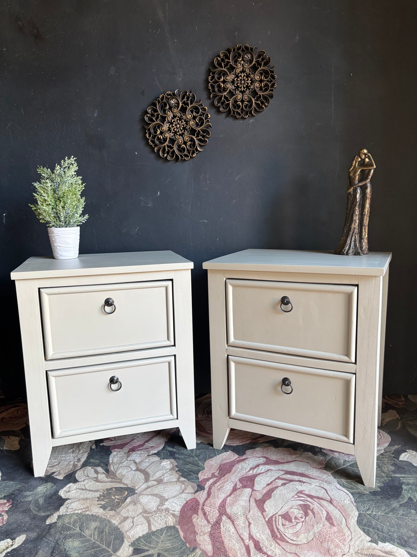 Contemporary Solid Pine Bedside Tables (price per pair)