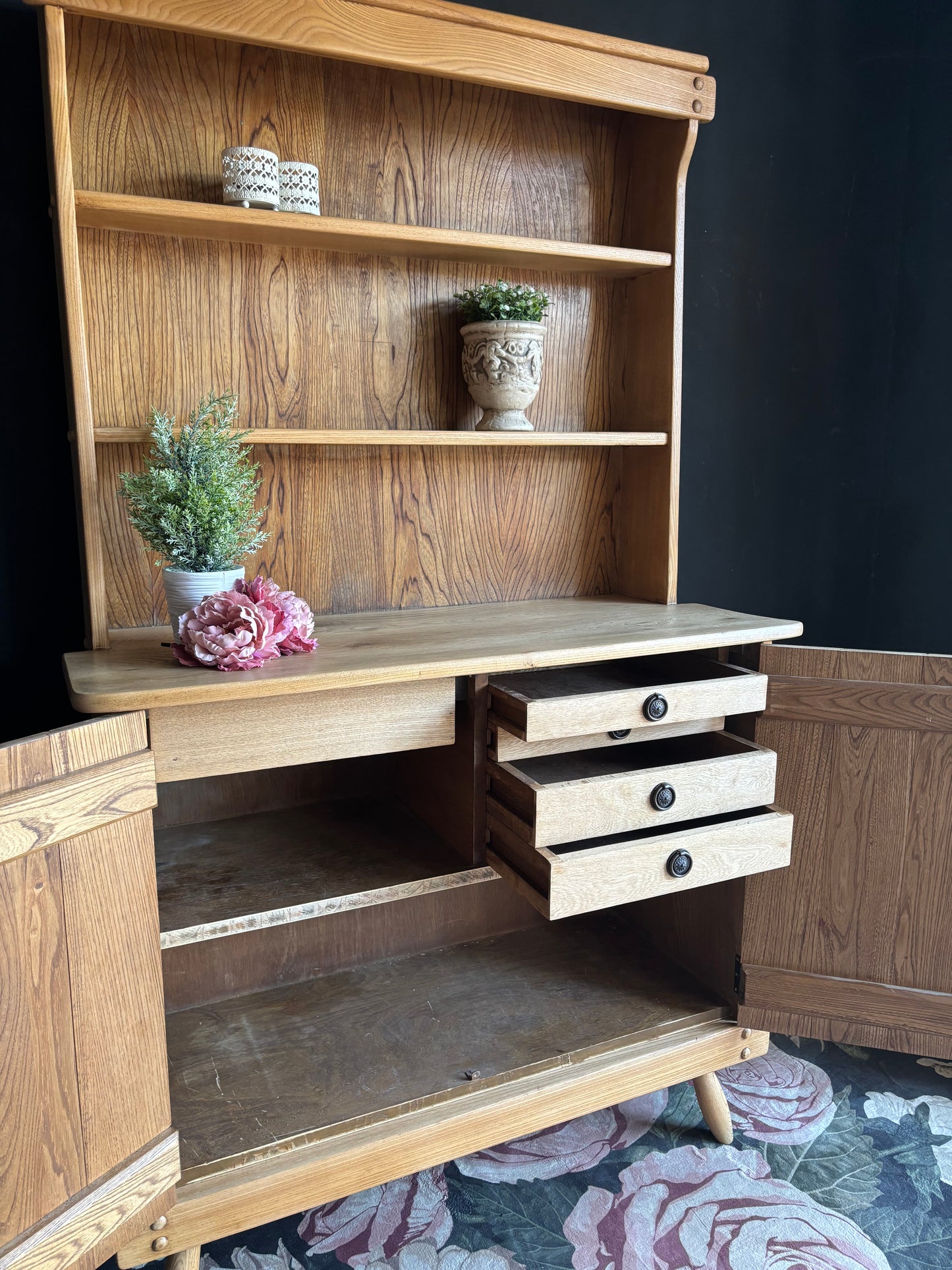 Solid Oak Welsh Dresser with Loads of Character