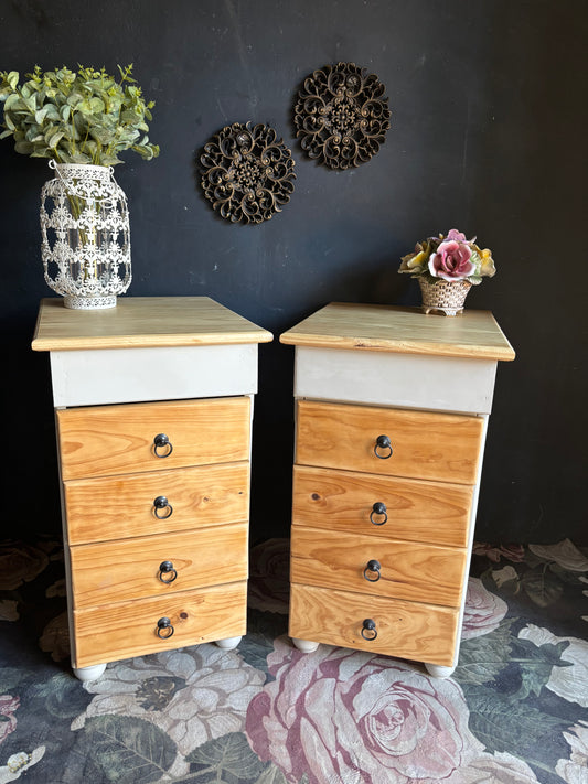 Solid Pine Tall Pedestals