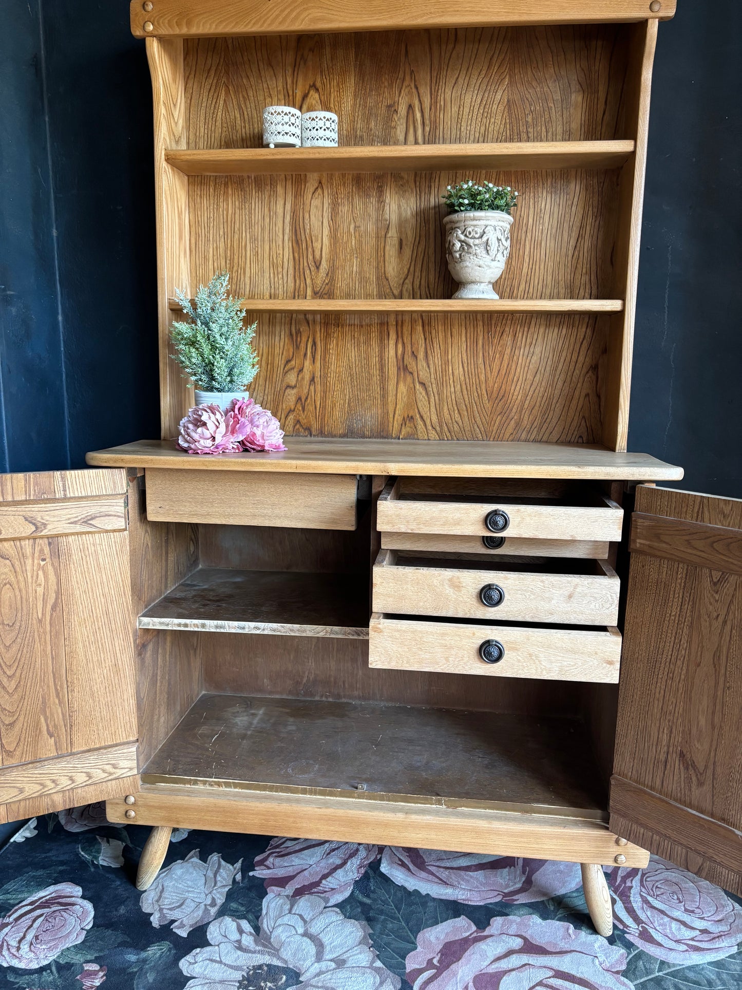 Solid Oak Welsh Dresser with Loads of Character