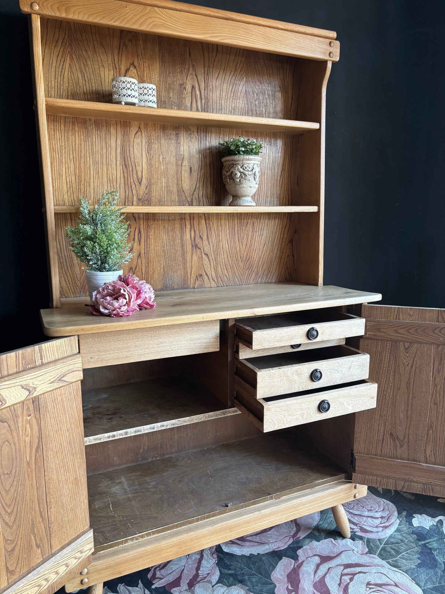 Solid Oak Welsh Dresser with Loads of Character