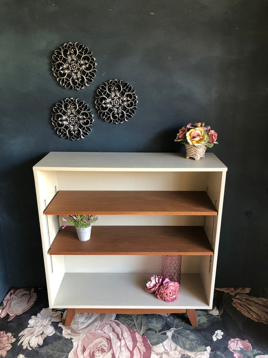 Discover Elegance & Function:  Mid-Century Modern Bookcase