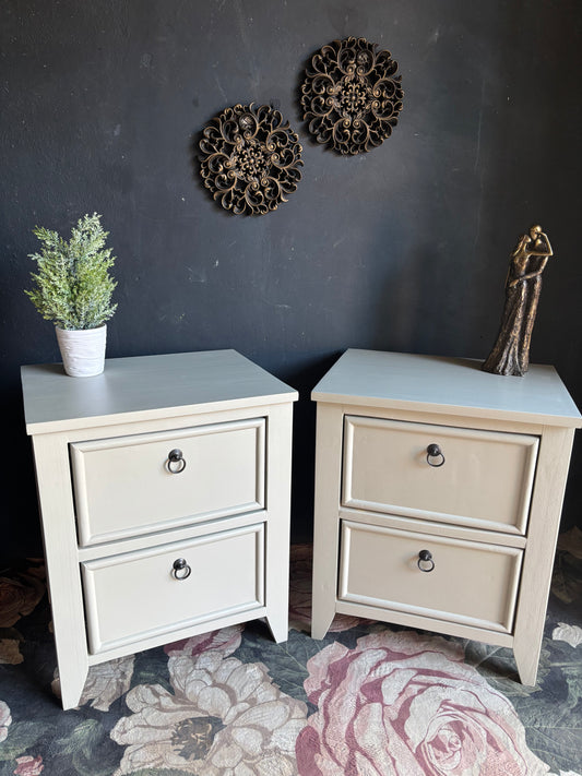 Contemporary Solid Pine Bedside Tables (price per pair)